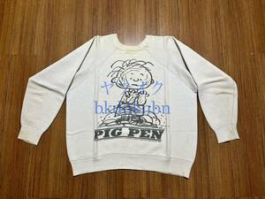 首タグ有 【水色XL 60's SPRUCE PEANUTS Sweatshirt】 mayo スプルース pig pen ピッグペン sweat スウェット snoopy nigo human made