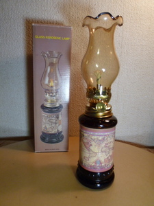 マルコポーロ GLASS KEROSENE LAMP オイルランプ 　新品・未使用・展示品