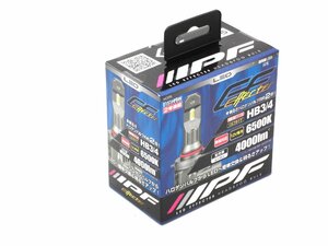 IPF LED エフェクター ヘッド＆フォグ バルブ HB3/4 12V車 LEDバルブ 2年保証 車検対応 バルブ2本分 E151HFBW