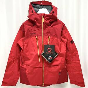 XL new goods Mammut waterproof Gore-Tex ice four ru jacket snow GORETEX high King ski snowboard snowboard goaGORE mountain climbing red 