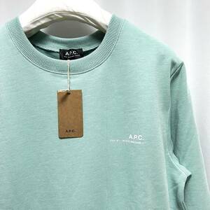 XXL 新品 A.P.C. アーペーセー Item スウェット シャツ トレーナー アイテム ロゴ APC ロゴスウェット ビッグ サイズ メンズ 大き オーバー