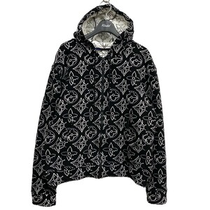 LOUIS VUITTON( Virgil Abloh)LV×NBA　 21AW Strategic Flowers Qiolted Hoodie花総柄ZIPパーカー 商品番号：8069000079401