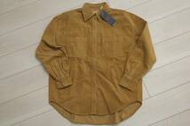 新品リーバイスA0842-0008 Mサイズ コーデュロイ ワークシャツ ブラウン REMI UTILITY SHIRT ICED COFFEE_画像1