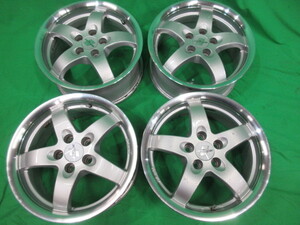 Oettinger エッティンガー 15インチ 15X6.5J +38 PCD100 5H アルミ ホイール 4本　1本ユガミ有　WVWZZZ6RZEU ポロ