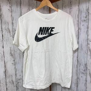 NIKE プリントTシャツ　ビッグロゴ　カモ柄　ストリート　スケーター　シンプル ナイキ ロゴTシャツ 迷彩