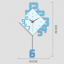 G925★掛け時計 アナログ壁掛け インテリア デザイン時計 モダン カフェ 店舗 飾り おしゃれ 大型時計 リビング アート_画像4
