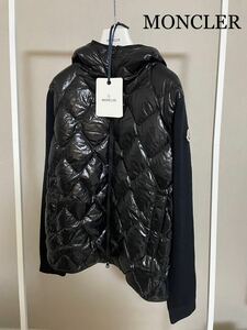 モンクレール★MONCLER★22年★ハイブリッドフーデッドダウン★ブラック★正規品★未使用★size L★