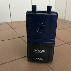 カール事務器 鉛筆削器 Ween ウィーン (ブルー) CS-105-B 00707618 (まとめ買い3台セット)