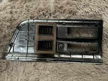 フォード エコノライン ダッシュパネル ウッドパネル メーターパネル エアコン吹き出し口 シガーソケット XLTエンブレム 中古 1975-1991年_画像6