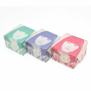 ●463786 未使用品 ミスド×オサムハラダ お重箱 3色3個 セット 包装紙付き 希少 非売品 当時物