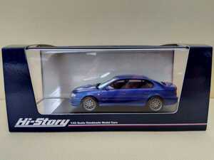 スバル レガシィB4 S401 STI Version WRブルーマイカ 2002 ハイストーリー 1/43 ミニカー HI-STORY