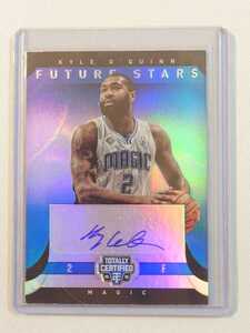 【25枚限定】KYLE O'QUINN auto カイル・オークイン 直筆サインカード シーホース三河 三遠ネオフェニックス panini NBA 2014-15 バスケ