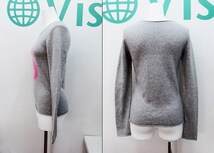 lucien pellat-finet ルシアンペラフィネ カシミヤ　＄ロゴ　長袖セーター ニット S_画像2