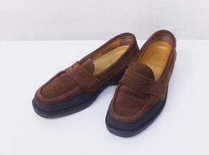  Италия производства VARUK( Val k) замша Loafer 36 1/2 Brown 