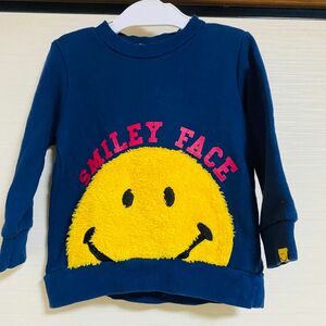 SMILEY FACE にこちゃん トレーナー 子供服 100cm