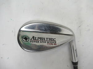 ★ SPALDING スポルディング ALPHA TREC TYRE-02 ウェッジ 純正カーボンシャフト D852　★レア★激安★中古★　★