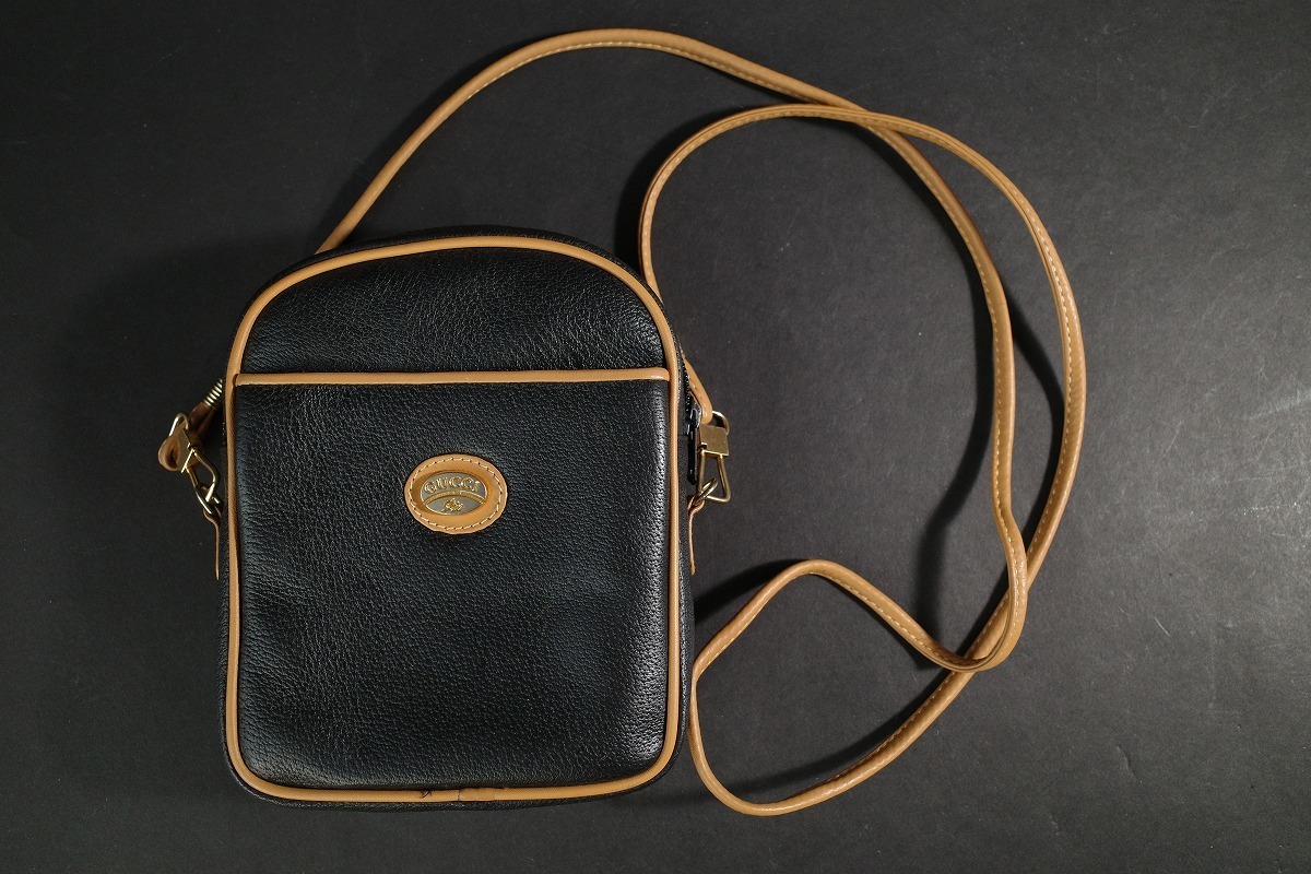 GUCCI グッチ グッチプラス ショルダーバッグ GGロゴ ブラウン