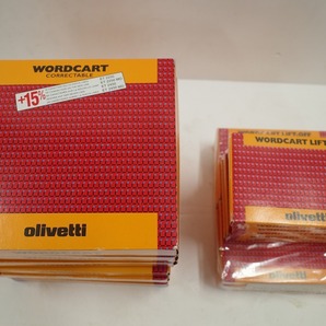 未使用 olivetti 電子式 インクリボン ワードカルト コレクタブル リフトオフ テープ 18個セット の画像2