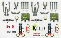 レスキット　RSK48-K48027　1/48 F-4B ファントムⅡ　内装3Dデカール (タミヤ用)_画像3