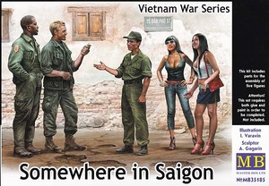 ma Starbo ksMB35185 1/35 rice * Vietnam war rhinoceros gon* rice .2 body + south Vietnam .+ woman 2 body 