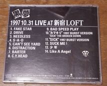 黒夢　1997.10.31 LIVE AT 新宿LOFT CD_画像2