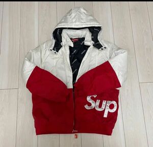 supreme sideline side logo parka 白 XL ジャケット