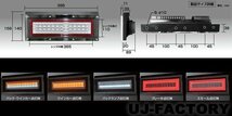 【即納】花魁 COMBO MINI LEDテール/2tトラック/12V/24V兼用/単品1個 (OMWP-CRC-1N-H)※球切れ警告付車輌は別売4連抵抗器が必要_画像3