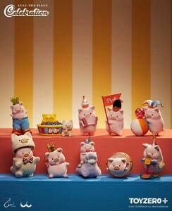 TOPTOY 海外限定中国　台湾大人気　LULUPIG　子豚のルル　サーカス　フィギュア　８個入りアソートボックス