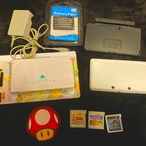 3DS本体　内装バッテリ新品交換済み！ソフト付き　美品