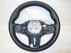  new same! M stitch! G20 3 series 320d M sport original leather steering gear steering wheel G21 G29 F40 F44 3-373-G20-1M control number (W-4025)