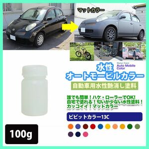 水性オートモービルカラー 39-40P グラスグリーン 100g/艶消し 水性塗料 つや消し 車　 Z17