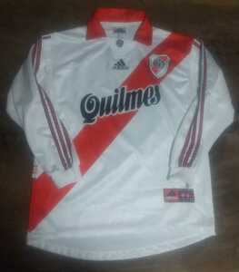 値下げ交渉 1999-00 アイマール所属 リバー・プレート 長袖 adidas MADE IN ARGENTINA 検) 99 2000 CA RIVER PLATE L/S AIMAR リーベル Y2K