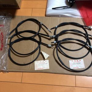 HONDA スーパーカブ C50 C70 C90 純正 新品 未使用 スピードメーターワイヤー 6個 スピードメーターケーブル ホンダ 44830-090-600 AA01