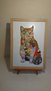 Art hand Auction Product name: Wooden product (stylish baby cat), Handmade items, interior, miscellaneous goods, ornament, object