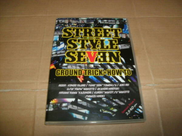 送料込み スノーボードDVD STREET STYLE SEVEN 7 GROUND TRICK+HOW TO