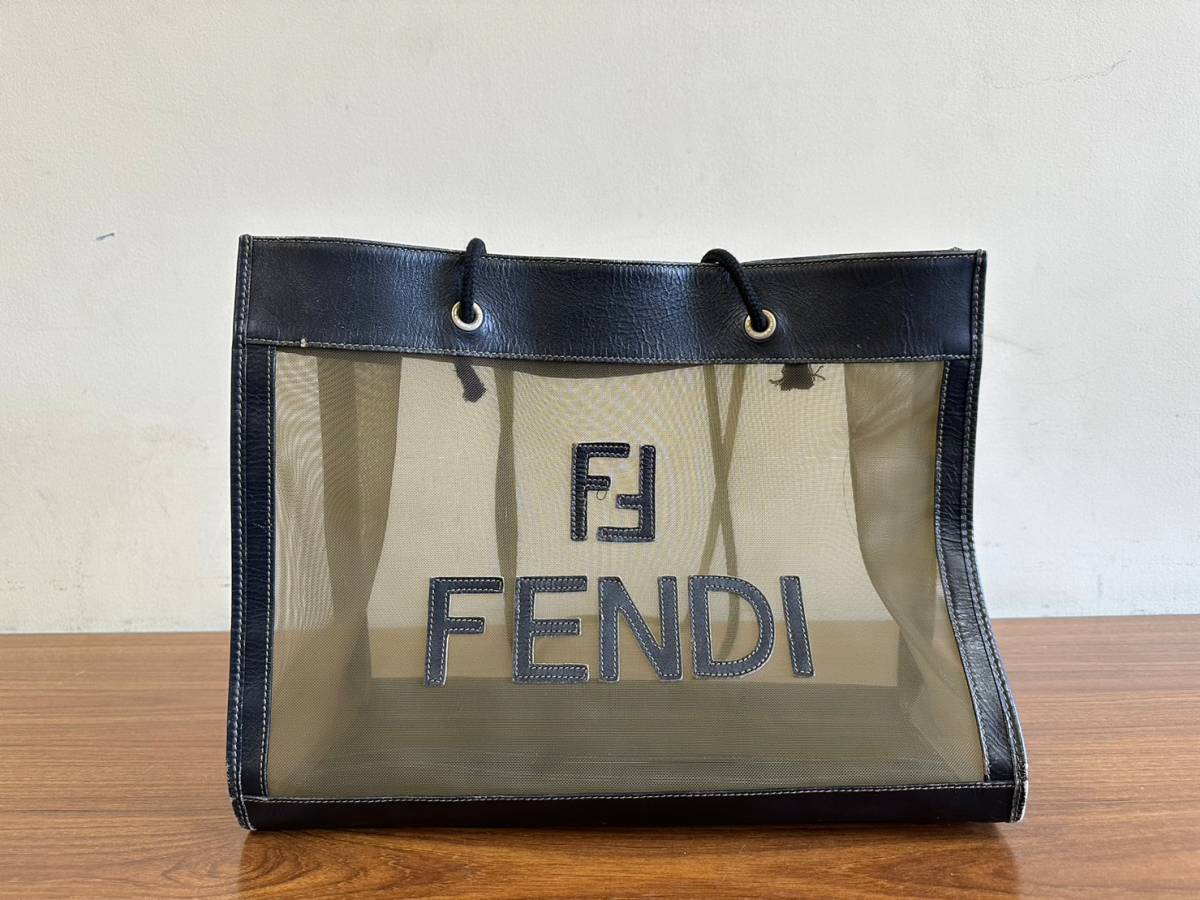 ヤフオク! -「fendi メッシュ バッグ」(トートバッグ) (かばん、バッグ ...