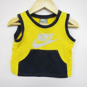 ナイキ スウェット タンクトップ トップス スポーツウエア 男の子用 80サイズ 黄紺 ベビー 子供服 NIKE