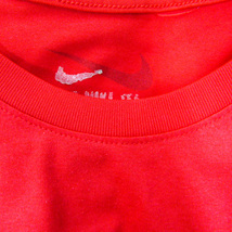 ナイキ 半袖Tシャツ フロントプリント ドライフィット スポーツウェア トップス メンズ Mサイズ レッド NIKE_画像3