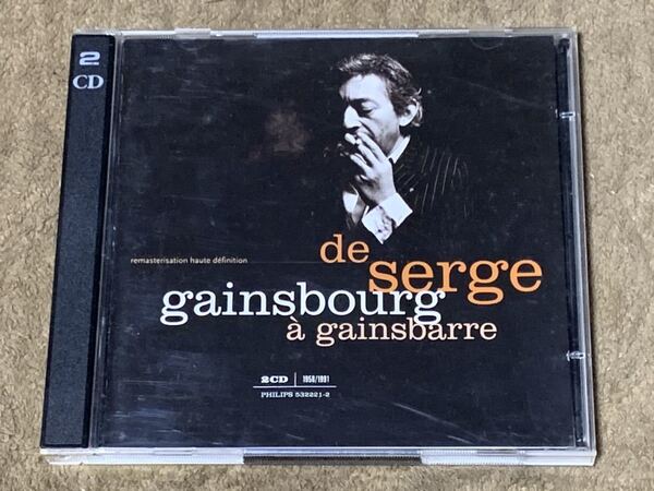 セルジュ・ゲンスブール De Gainsbourg a 2枚組CD