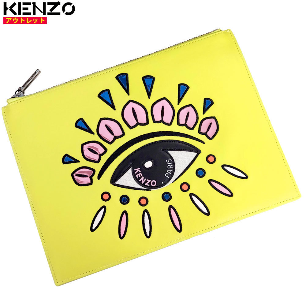 市場 KENZO ポーチ クラッチバッグ ケンゾー ボタニカル フラワー