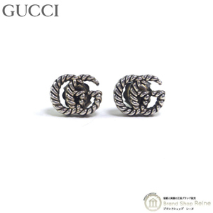 グッチ （GUCCI） ダブルG ピアス Ag925 627755 シルバー（新品）