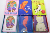 eeBoo Playing Cards 3セット Old Maid Playing Cards/Go Fish Playing Cards/Animal Rummy 英語_画像3