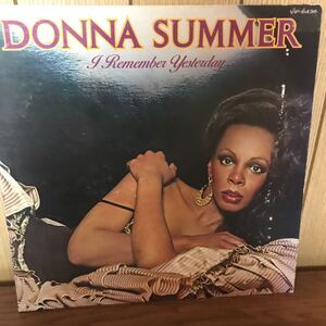 LP. Donna Summer I Remember Yesterday ドナサマー　1-A