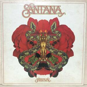 □□2-LP【11859】-【国内盤】SANTANAサンタナ*FESTIVALフェスティバル