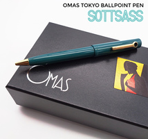 ＜Sottsass Collection＞OMAS TOKYO ボールペン＿エットーレ・ソットサス_画像1