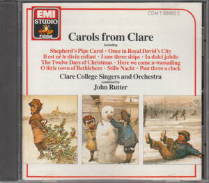 ◆送料無料◆ジョン・ラター＆クレア・カレッジ・シンガーズ/CAROLS FROM CLARE Import v5009