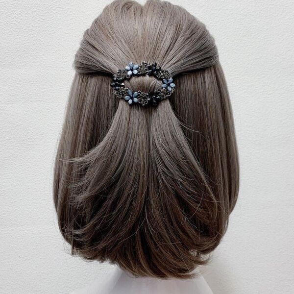 ヘアクリップ ヘアピン 髪飾り ヘアアクセサリー シュシュ ヘアゴム