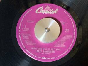 M.C. HAMMER ♪TURN THIS MUTHA OUT 7インチ 45