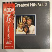 【帯付き】レコード LP アバ ABBA / GREATEST HITS VOL.2 アバグレイテストヒッツVol.2 ギミーギミーギミー ほか 歌詞カード付き qL175_画像1