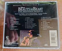 Disney's Beauty And The Beast (ディズニー 美女と野獣) The Broadway Musical Terrence Mann Susan Egan Alan Menken ＣDピクチャー盤_画像3
